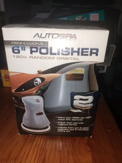 Auto spa luxury car Care 6-in polisher