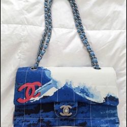 Chanel Diana Surf Hand Bag Purse Limited Edition Rare  