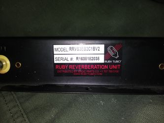 Ruby Spring Reverberation Unit