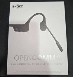 Shokz OpenComm 2 Bluetooth Bone Conduction Headset (With Box)