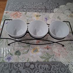 Serving set with tea ceramic set