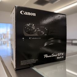 Canon power shot G7x mark III