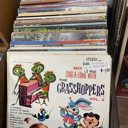 LP Sing Along Grasshoppers 1960 Vinyl 