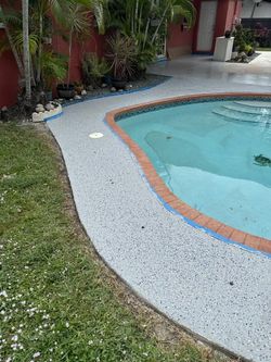 Deck Resurfaced To Epoxy Now!