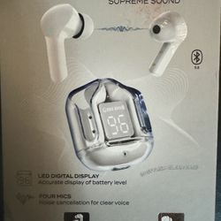 Acellories Gemstone Pro Sound Digital Led Display Bluetooth Earbuds