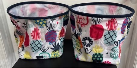 2 Lotta Colada Mini Storage Bins Thirty One Brand $7 for Both