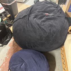 Large Gamer Bean Bag And Foot Rest