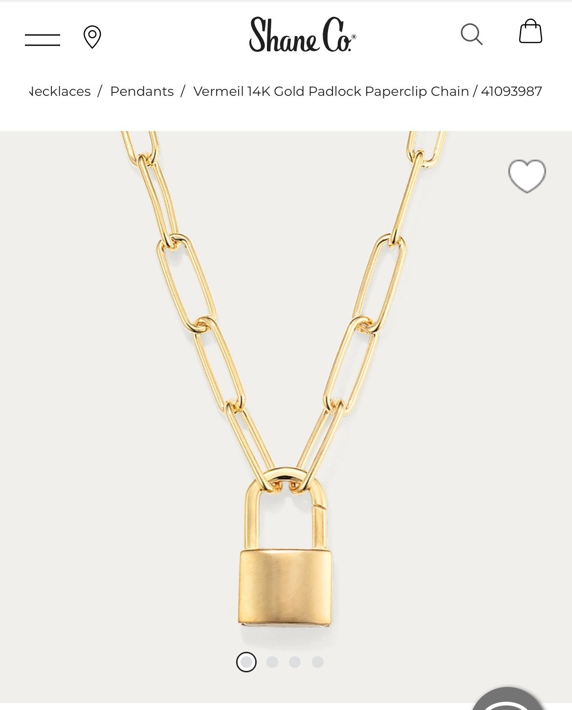 Beautiful 14K Vermeil Clip Chain