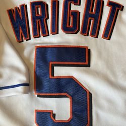 NY METS David WRIGHT Authentic Majestic Baseball Jersey Size 52