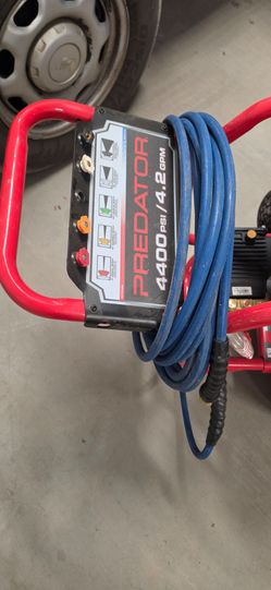 Predator 4400psi pressure washer