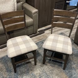 2 Dining Room Chairs, Under Cushion Storage 30$ OBO