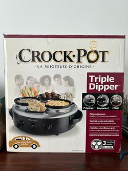 Crock-Pot Triple Dipper (Model SCRTD300-BS)