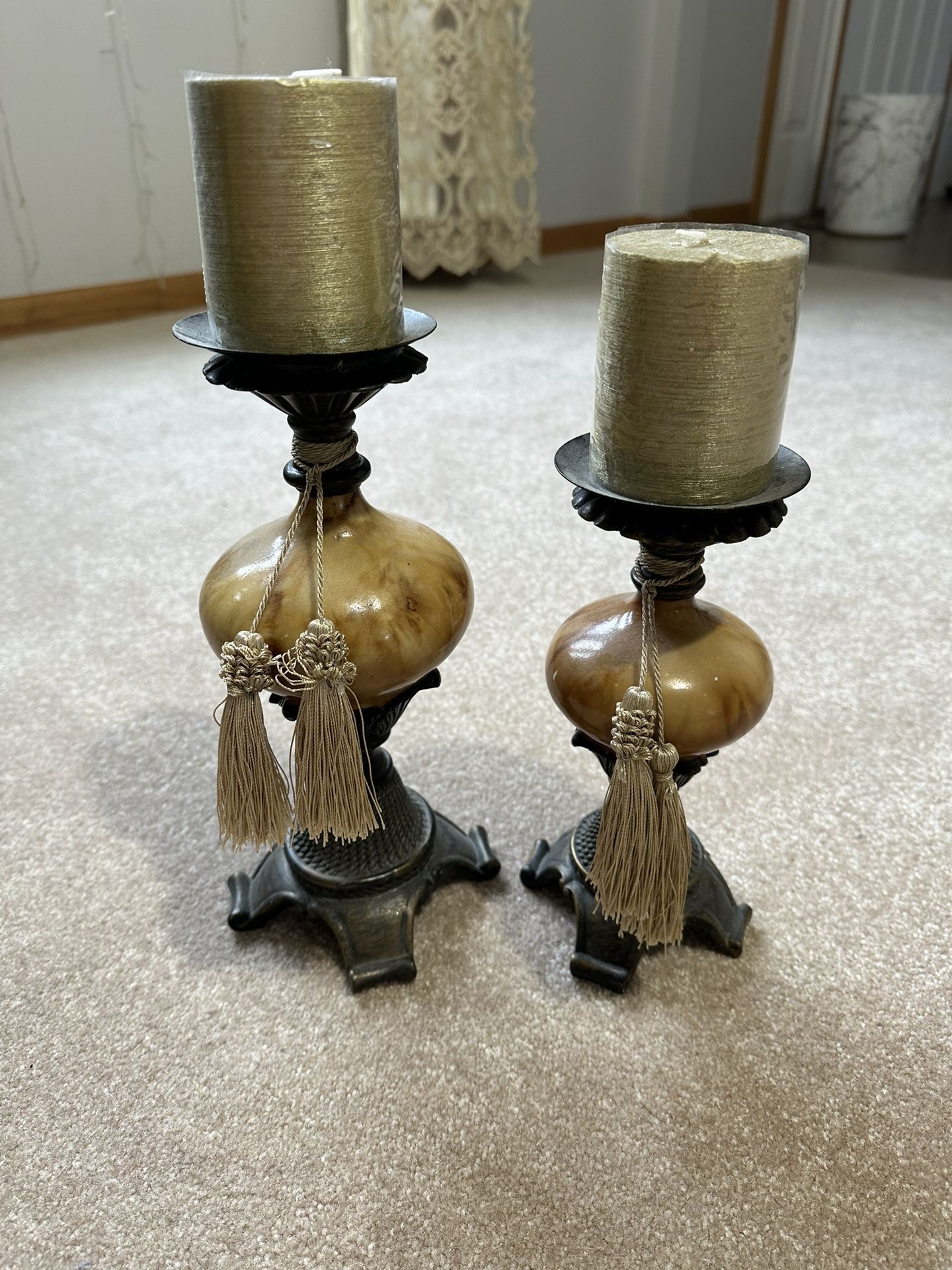 Two Candles Holders 