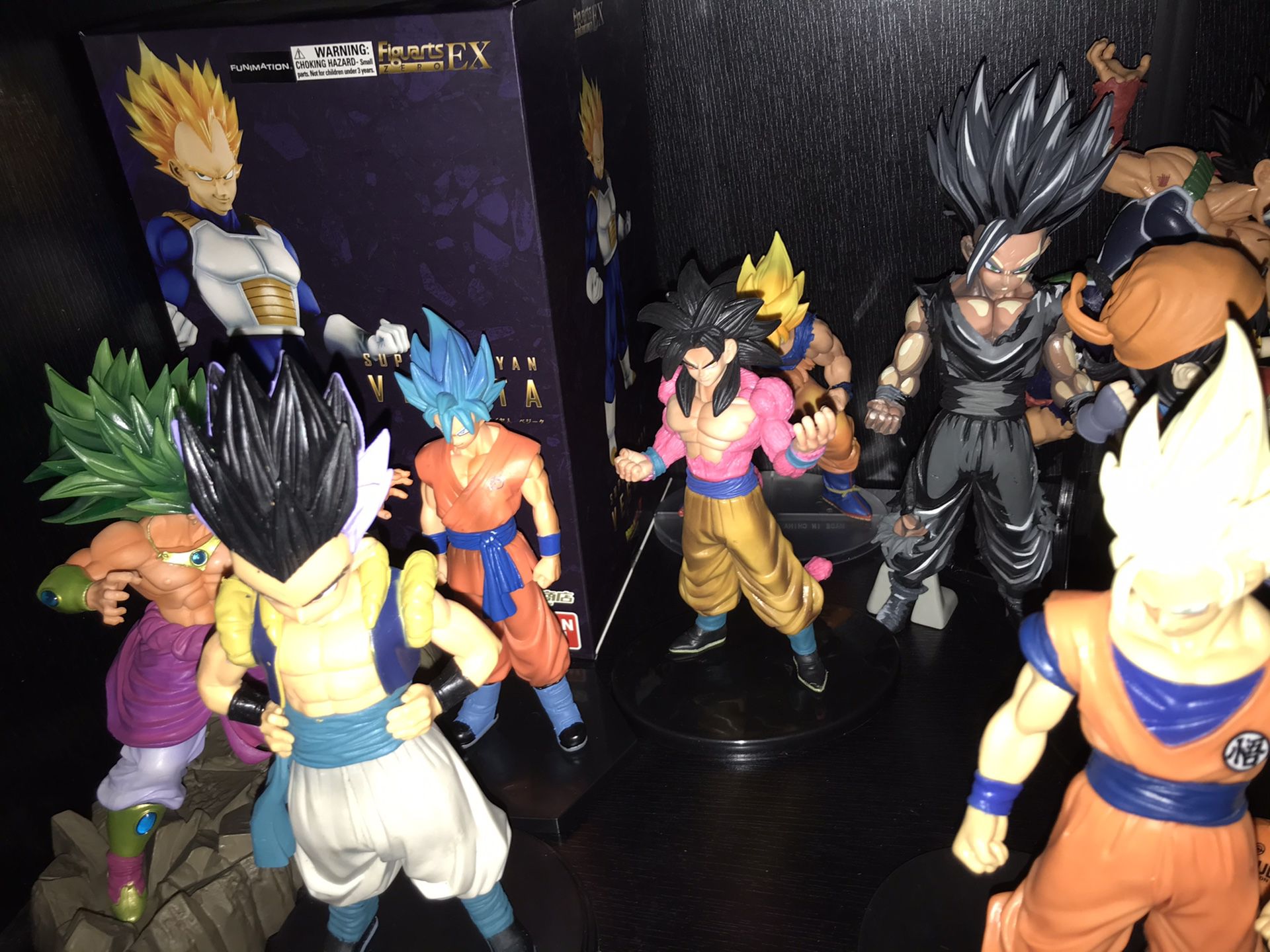 Dragonball z figures with boxes for all