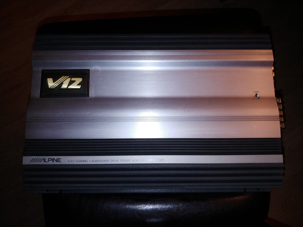 Alpine MRV-F357 5-channel full system amplifier - great old school power!