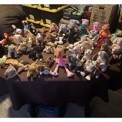 7”-8” Beanie Babies Bundle (45) 