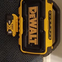 Dewalt Jobsite Bluetooth Speaker