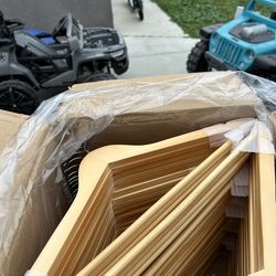New Bulk Wood Hangers