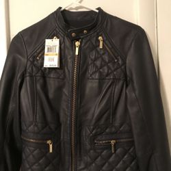 Michael Kors Leather Jacket for Women (small)