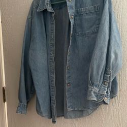 EDDIE BAUER DEMIM XL  LADIES N CLEAN