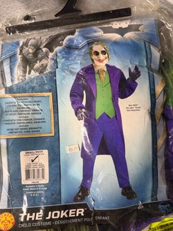The dark Knight, the Joker kids costume