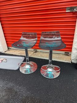 Blue chairs/stools