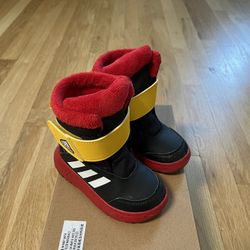 Kids Snow Boots - Adidas x Disney (Size 7.5K)