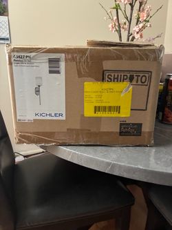 Two brand new out side wall lights
