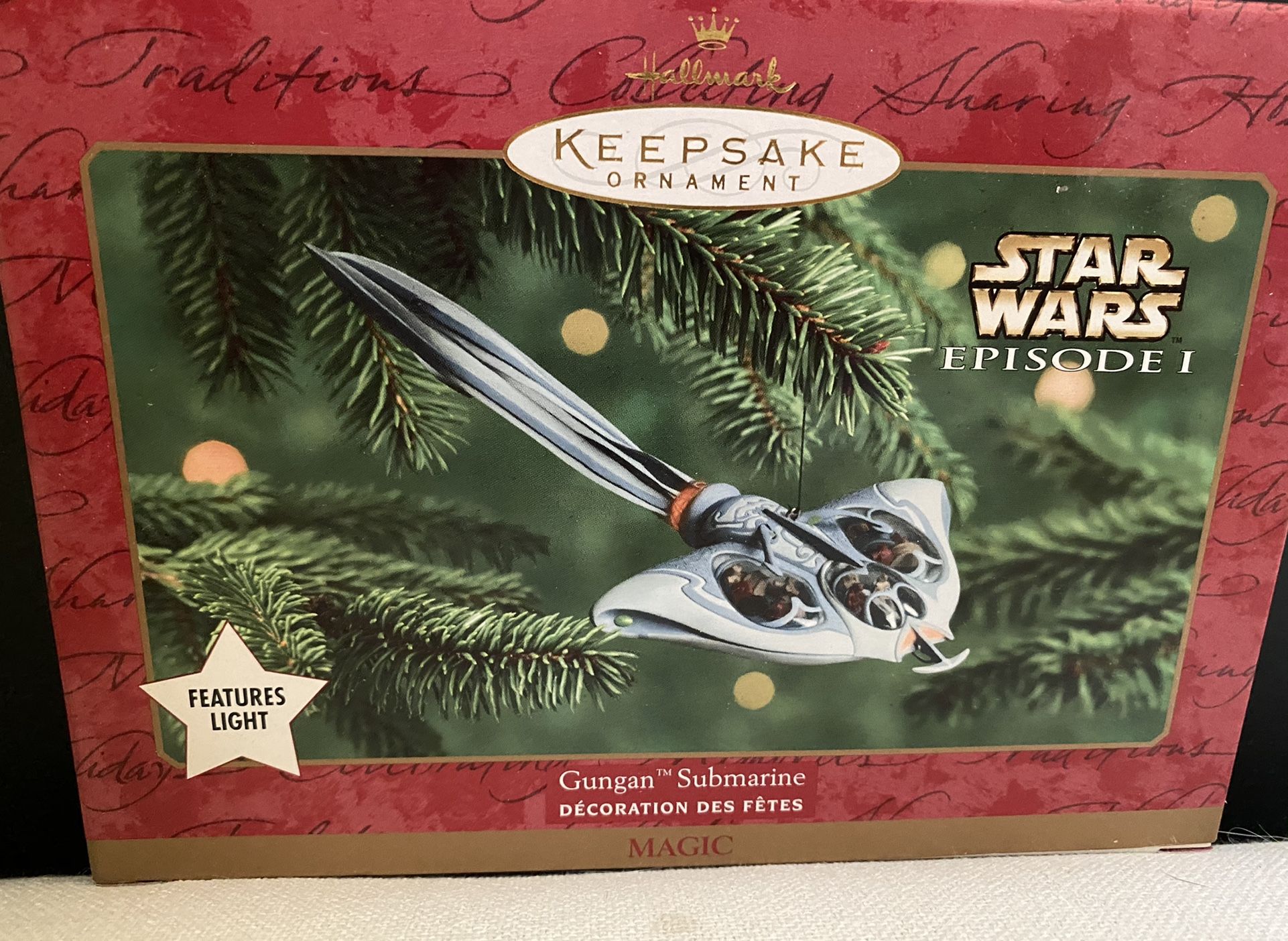 Star Wars Gungan Submarine Lighted Hallmark Ornament