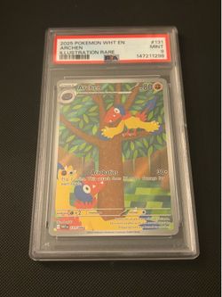 2025 Pokémon Archen White Flare Illustration Rare #131 PSA 9 Mint