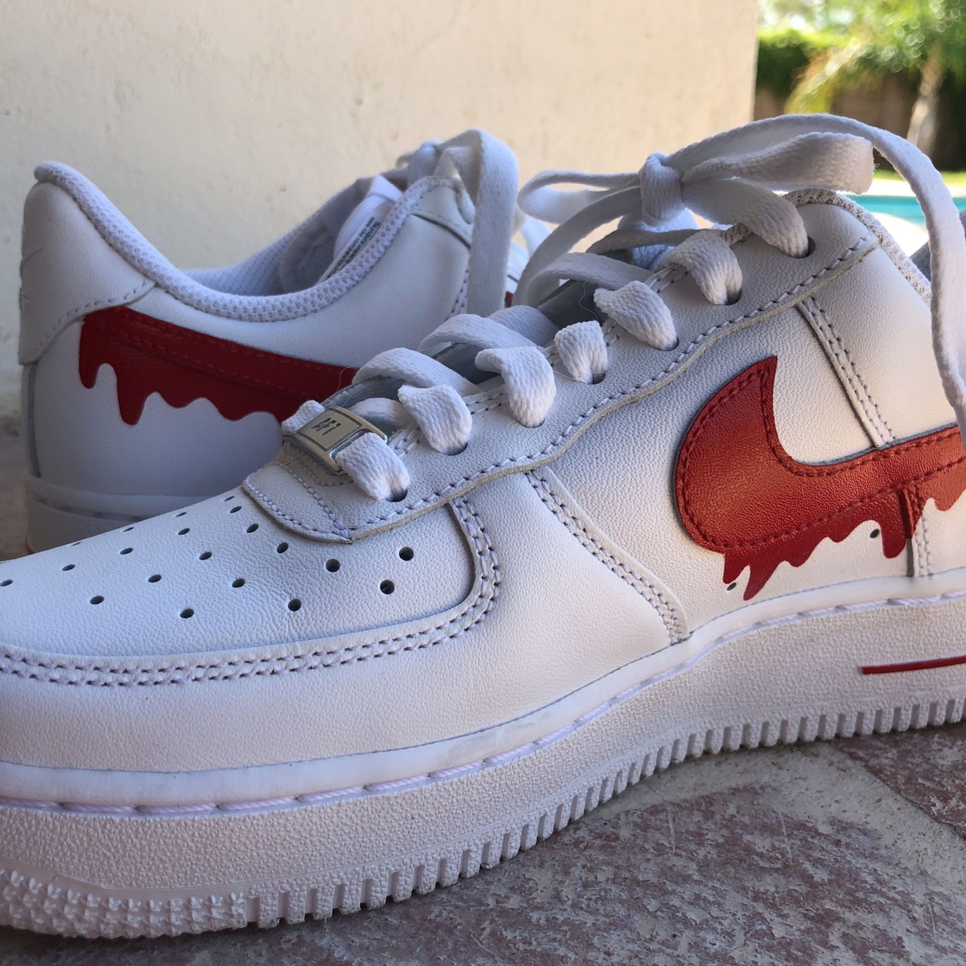 Custom Nike Air Force 1 (Worn Only Once, Basically Brand New) for