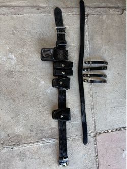 Sam Browne leather belt
