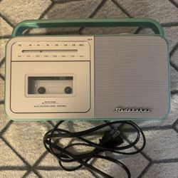 1980's Style Retro Radio Cassette Player and Cassette Recorder - SB2130