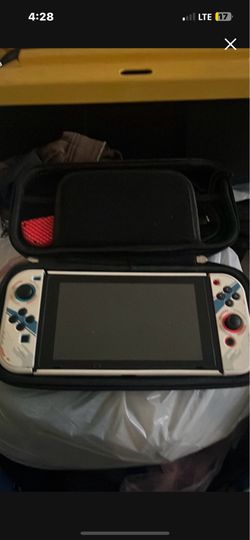 Nintendo switch with smash bros ultimate and dock
