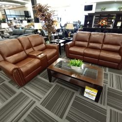 2pc Power Recliner Living Room Set 
