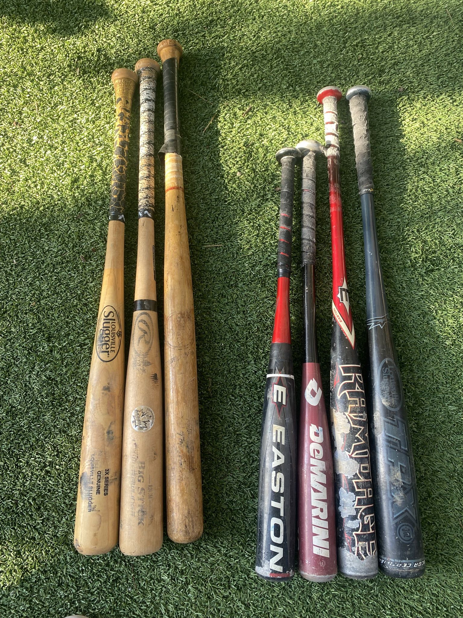 Baseball bats Wood/metal