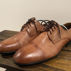 Aldo Brown Dress Shoes 9.5d