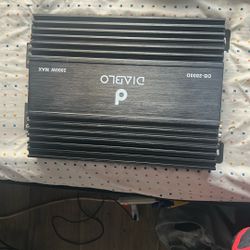 Diablo DB-3000.1D 1-CH Monoblock 3000W RMS Full Range Class-D Car Amplifier