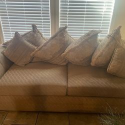 Sofa And Pillows 