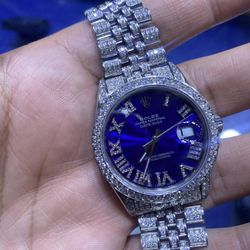 Rolex Fully Diamond 36mm Stainless Buy Sale Trade