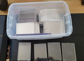 Sports or Pokemon single acrylic card protectors
