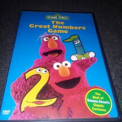 Pre-owned DVD Sesame Street "The Great Numbers Game" Great Condition 