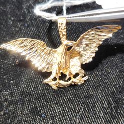14kt Gold Eagle Pendant 4.9G
