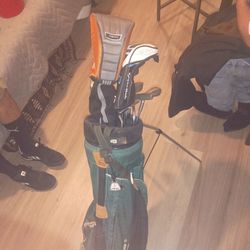 "Authentic"Great DEAL!!!Complete Ping Iron Set + TaylorMade Hybrid & Stand Bag