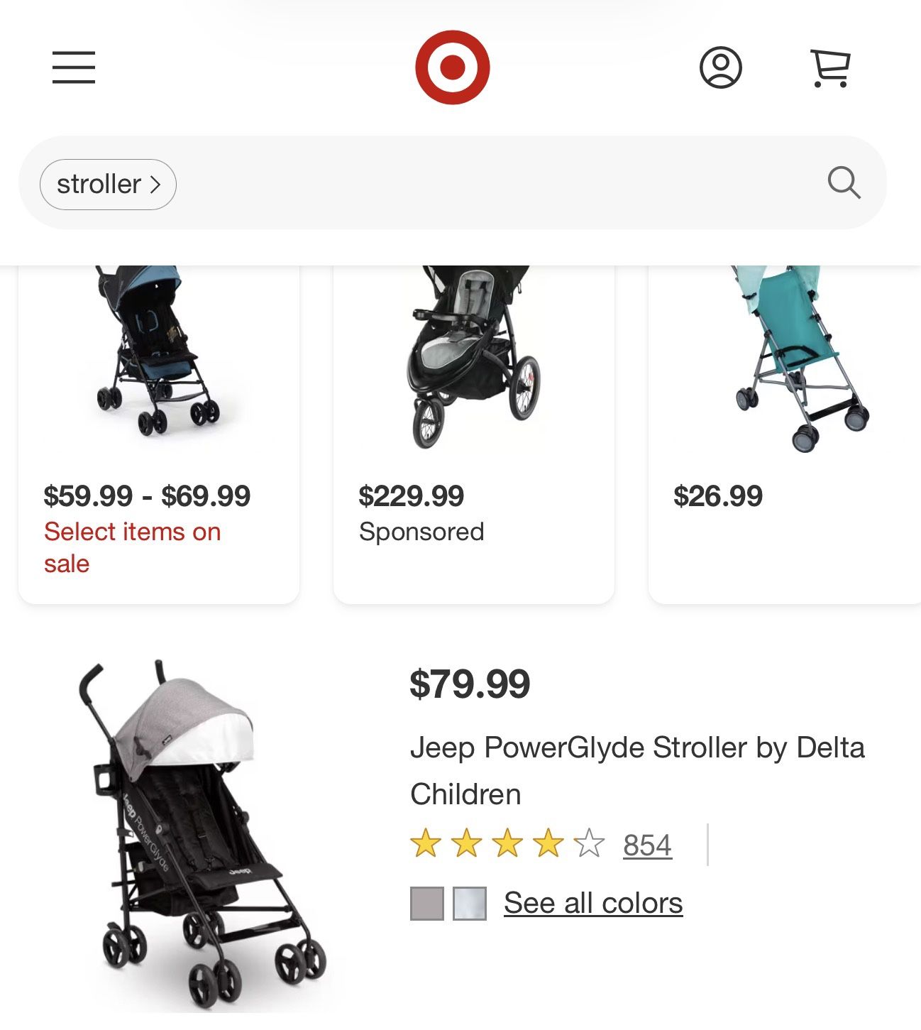 Stroller Jeep Powerglide