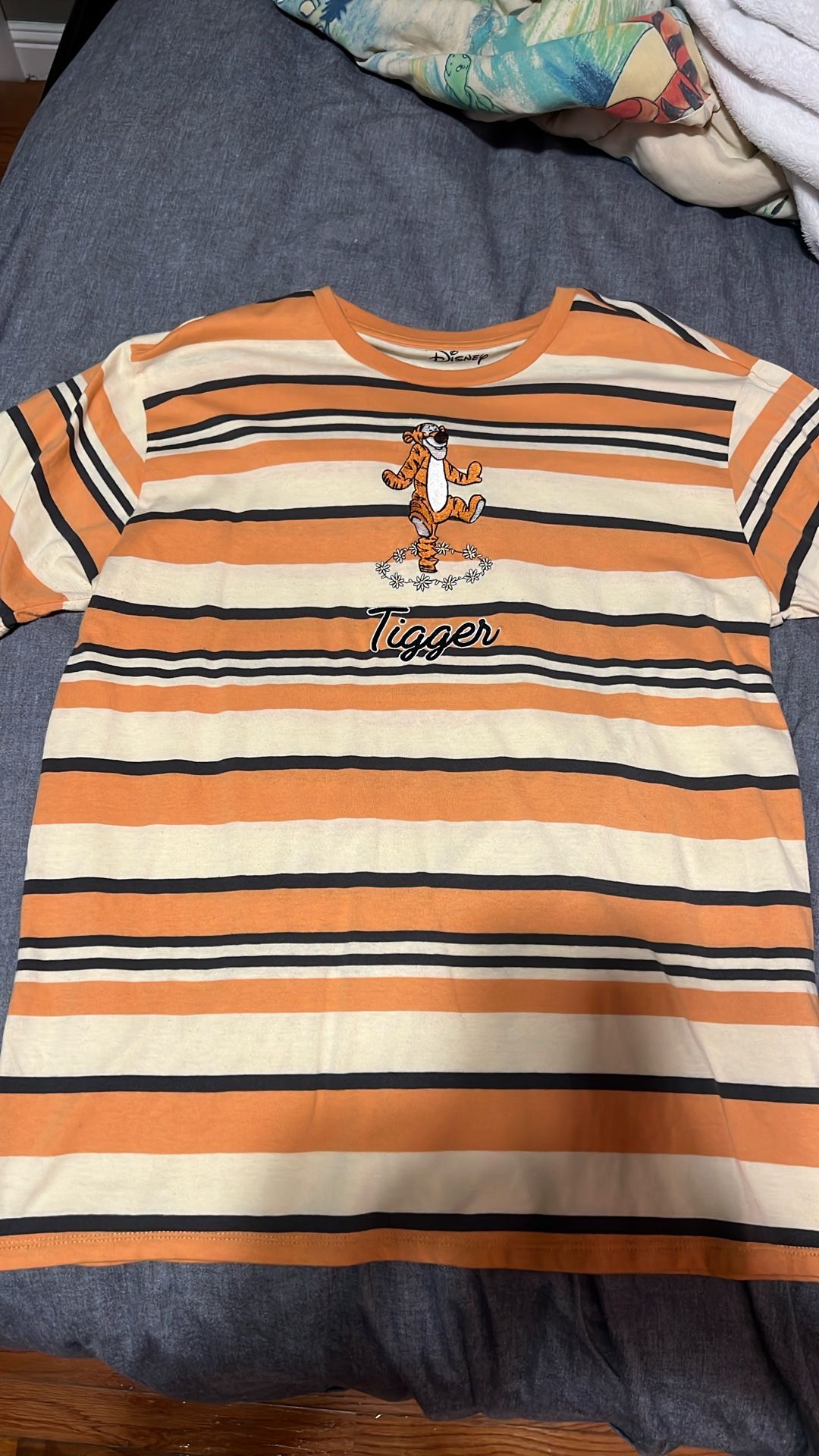 Disney Tigger Striped T-Shirt - Large