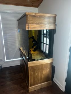 Stand and canopy for fish tank aquarium