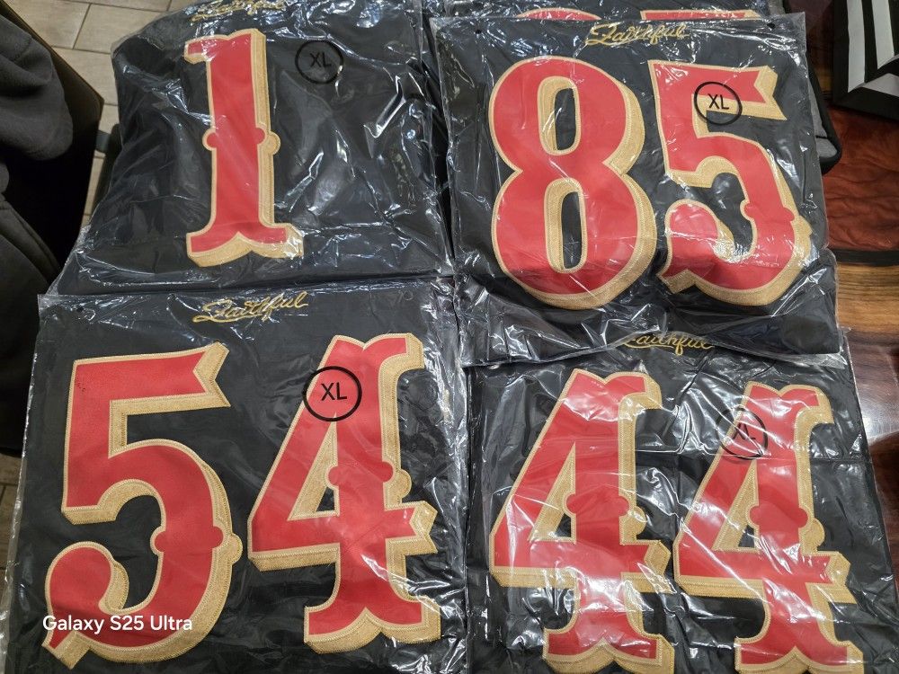 San Francisco Niners Rivalries Jerseys 