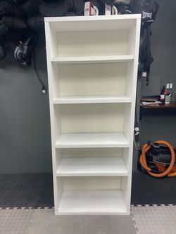 LRge white shelving unit