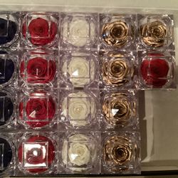 MOTHER’S DAY SINGLE PRESERVED ROSE ACRYLIC RING BOX | MULTI COLORS | NEW | X-SMALL 